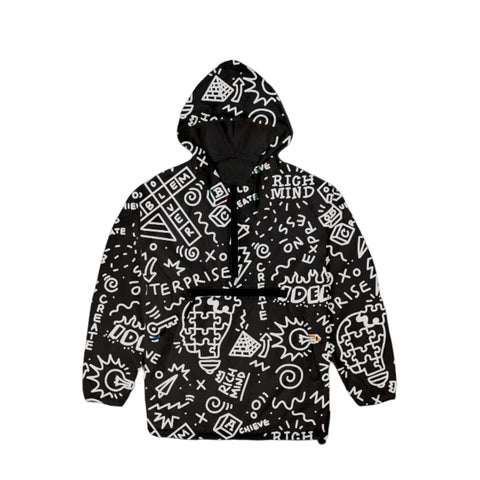 Creative Minds Windbreaker Jacket (Black)
