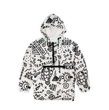 "Creative Minds" Windbreaker Jacket (White)