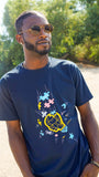 "Find Your Piece" 6 Color Tee (Navy)